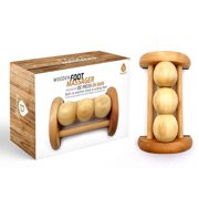 Pursonic HMG820 All Natural Wooden Foot Massager Roller
