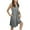 Gray, variant on BRGZLK Toddler Girls Dresses Solid Color Pocket Sleeveless Dress with Pleated Front Round Neck Sleeveless Tank Halter Sundress Brown 5-6 Years