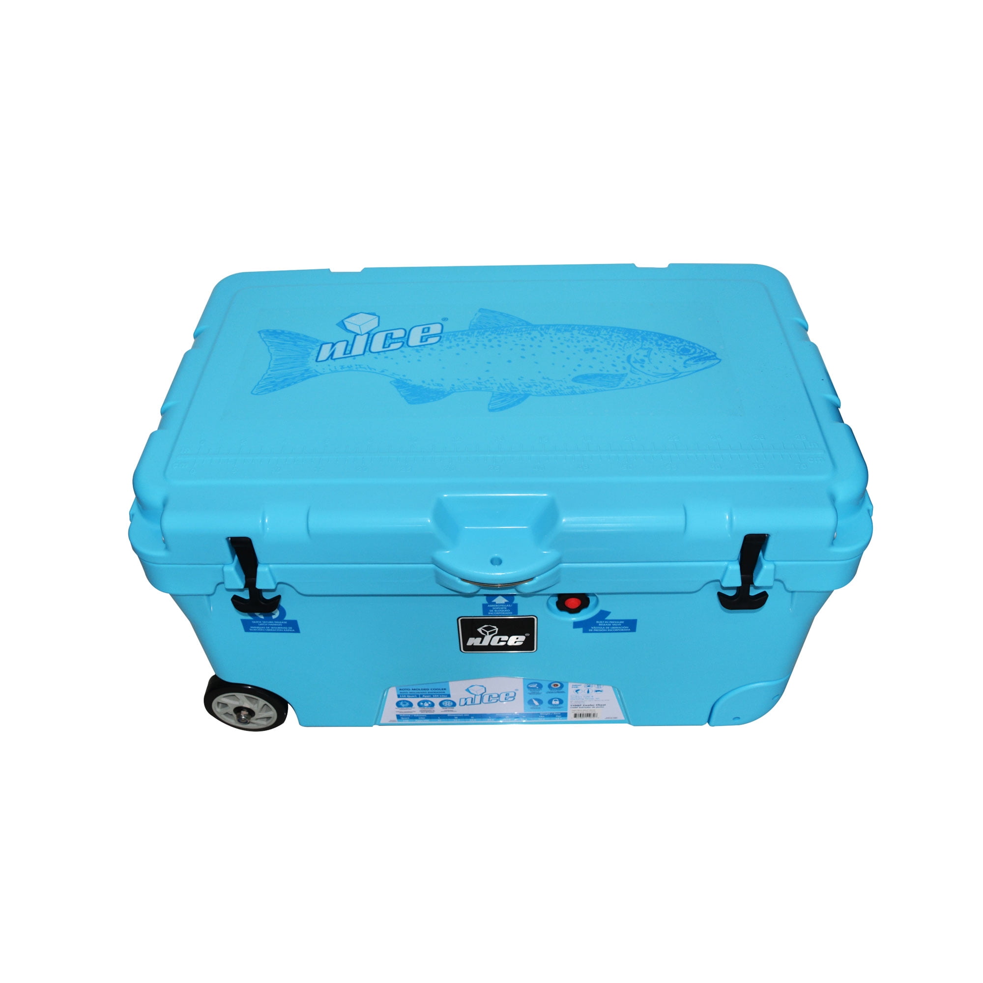 Nice CLF-510746 110 qt. Light Blue Wheeled Cooler - Walmart.com