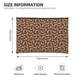 thumbnail image 3 of Hirioo Halloween Bat for Paper Reusable Cosmetic Bag Zipper Encouragement Travel Pouch Toiletry Bag for Women Girls, 3 of 7