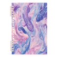 thumbnail image 2 of Wirebound Notebook Hardcover Spiral Notebooks Pale Pink Marine Creatures, 60 Pages, 80 GSM, 5.7 x 8.3in, 2 of 7