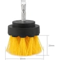 thumbnail image 2 of Xiao Hua Juego de 3 cepillos de limpieza para taladro y fregador eléctrico, multiusos, para suelos, bañeras, duchas, baños y cocinas (amarillo)., 2 of 5