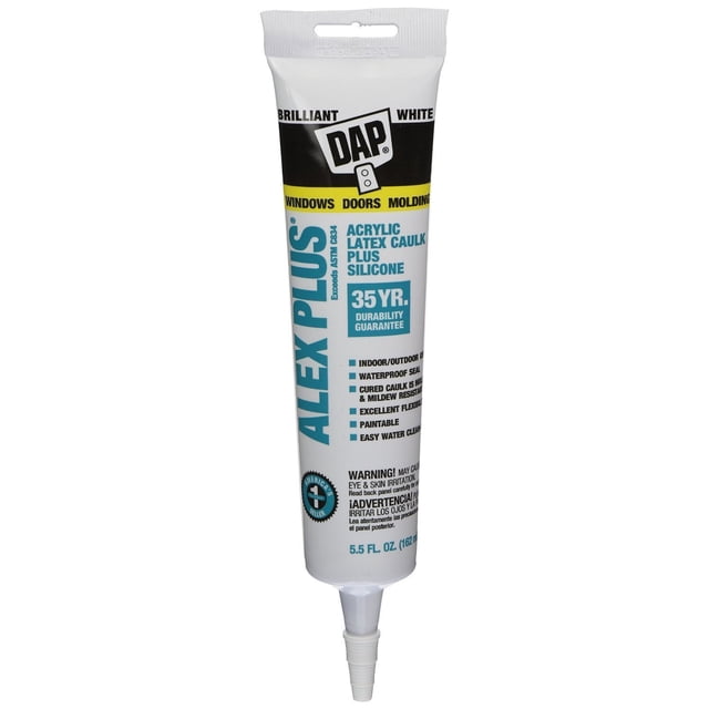 Caulk DAP 162 ml, color blanco