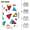 thumbnail image 2 of FORMRS 1-Subject Spiral Notebook 8" x 5" College Ruled 60 Refillable Sheet A5 Hard Cover, Red Triangles, 2 of 7