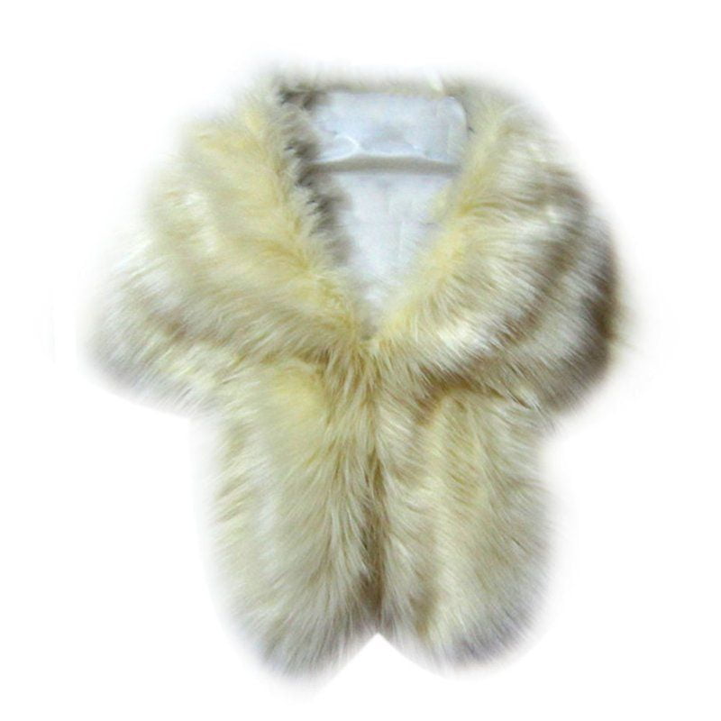 evening fur shawl