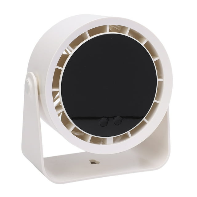 Quiet Table Fan, Type C Interface 100 Speeds Small Desk Fan Wall Mountable for Indoor Outdoor