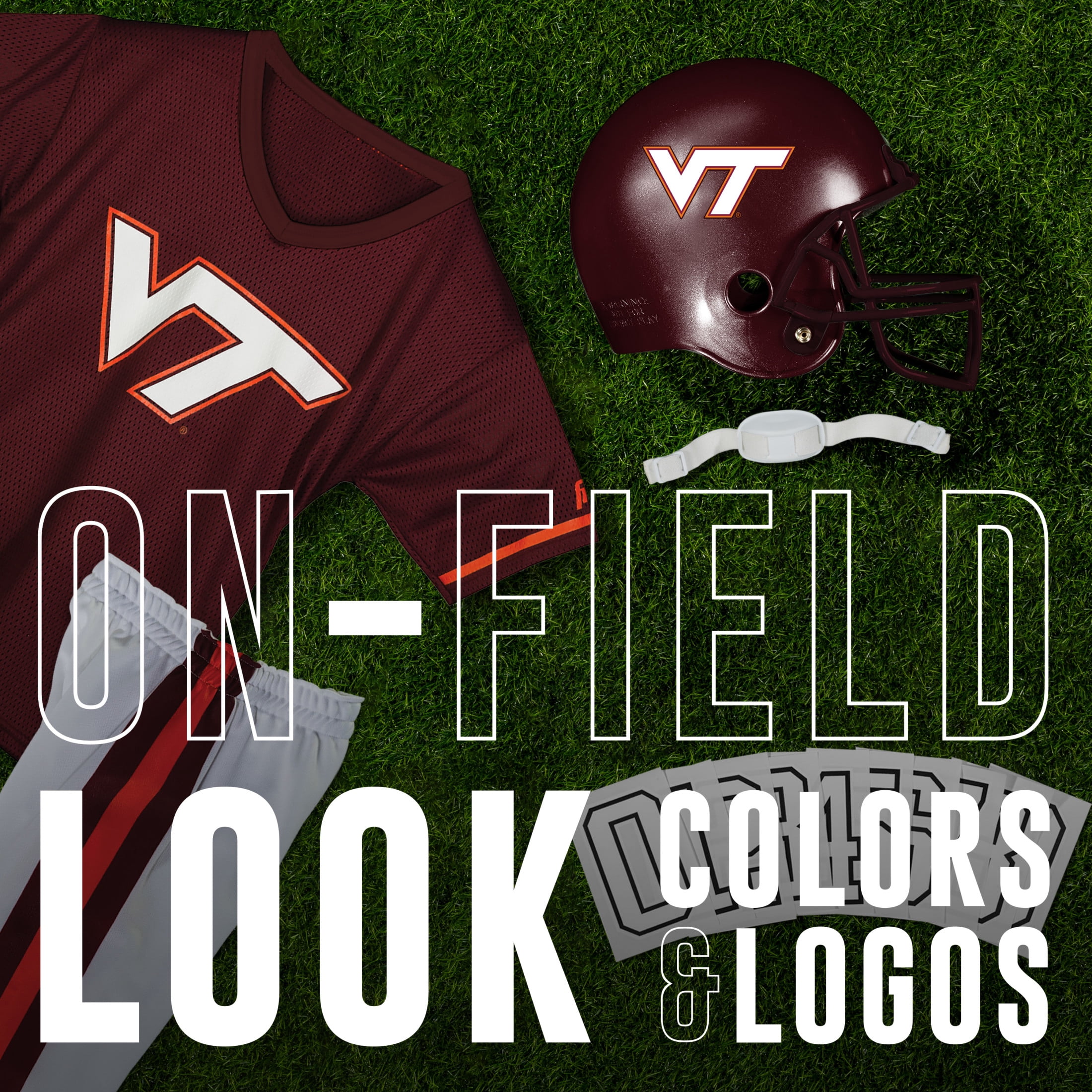 Franklin Sports Virginia Tech Hokies Kids College Football Uniform Set - Youth NCAA Uniform Set - Includes Jersey, Helmet, Pants - Youth Medium
