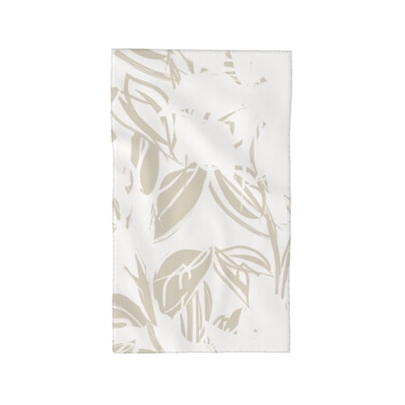YFYANG Absorbent Towel, Soft Skin-Friendly Plant Floral Textures Washcloth Bath Towel, Suitable for All Skin, 27.5 x 16-inch