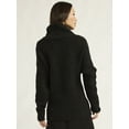 thumbnail image 2 of Scoop Women’s Chunky Funnel Neck Sweater, Lightweight, Sizes XS-XXL, 2 of 4