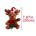 thumbnail image 2 of Chapeau de Père Noël Poupée Peluche Poupée Cadeau Année Cadeau(20cm), 2 of 2