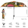 thumbnail image 3 of FORMRS Travel Umbrella Folding Auto Open Close Windproof Rain UV Protection, Vibrant Mushroom, 3 of 8