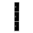 thumbnail image 5 of AdirOffice 72" Steel Large Metal Storage Cabinet Locker with 3 Doors Black, 5 of 7