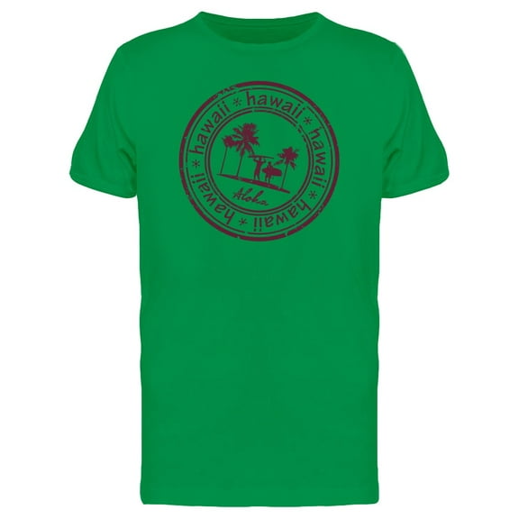 Grunge Hawaii Aloha Stamp Tee Men's -Image by Shutterstock