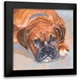 thumbnail image 1 of Fagan, Edie 12x12 Black Modern Framed Museum Art Print Titled - Baillie Boxer, 1 of 5