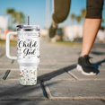 thumbnail image 5 of Christian Gifts for Women Faith, Tumblers for Women - Christian Coffee Tumbler 40Oz I Am A Child of God Gifts Cup, Religious Gifts for Women, Biblical Gifts for Women, Spiritual Gifts for Women, 5 of 7