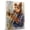 Airedale Terrier, variant on Irish Wolfhound Dog Canvas Trumpet Stretched Canvas Size 8x12 – Funny Irish Wolfhound Dog Canvas Wall Decor, Funny Dog Wall Art for Trumpet Room