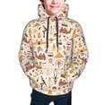 thumbnail image 2 of Bingfone UAE Travel1 Pattern Youth Classic Hoodies Soft Hooded Pullover Sweatshirts for Girls and Boys, 2 of 6