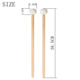 thumbnail image 2 of 12 Pieces Double Drum Cymbal Gong Mallet Soft Hammer Sticks Mallets Rods Felt Hammer 385mm, 2 of 8