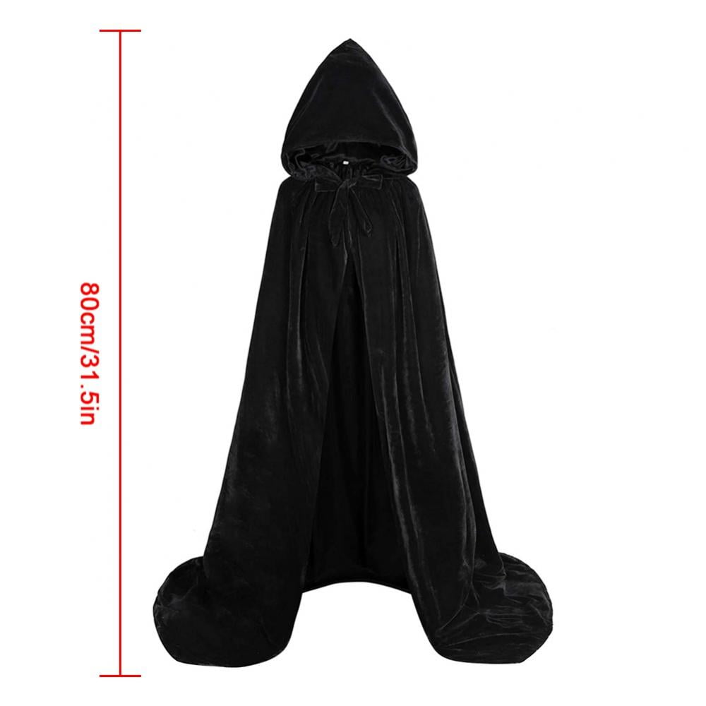 Halloween Cape Cloak Coat Unisex Cosplay Party Halloween Hooded For