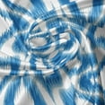 thumbnail image 5 of Ambesonne Blue White Valance Pack of 2, Blurry Damask Motifs, 42"X18", Blue White, 5 of 5