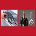 thumbnail image 7 of Vacu Vin Active Champagne Cooler Set - Reusable, Flexible Wine Bottle Cooler - Platinum - Champagne Cooler Sleeve For Standard Size Bottles - Insulated Champagne Bottle Chiller to Keep Cold, 7 of 7