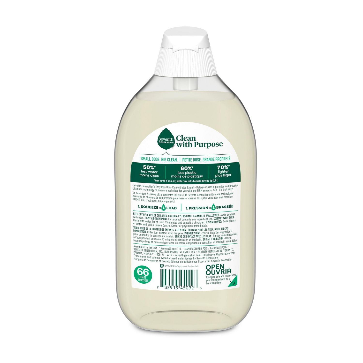 Seventh Generation EasyDose™ Rose Scent Liquid Laundry Detergent