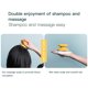 thumbnail image 5 of Ounissouiy Ducha Cepillo para el cabello Cepillo para el cuero cabelludo Doble capa Masajeador Depurador Plástico Reutilizable Cabeza Spa Cepillo Type3 NO3, 5 of 6