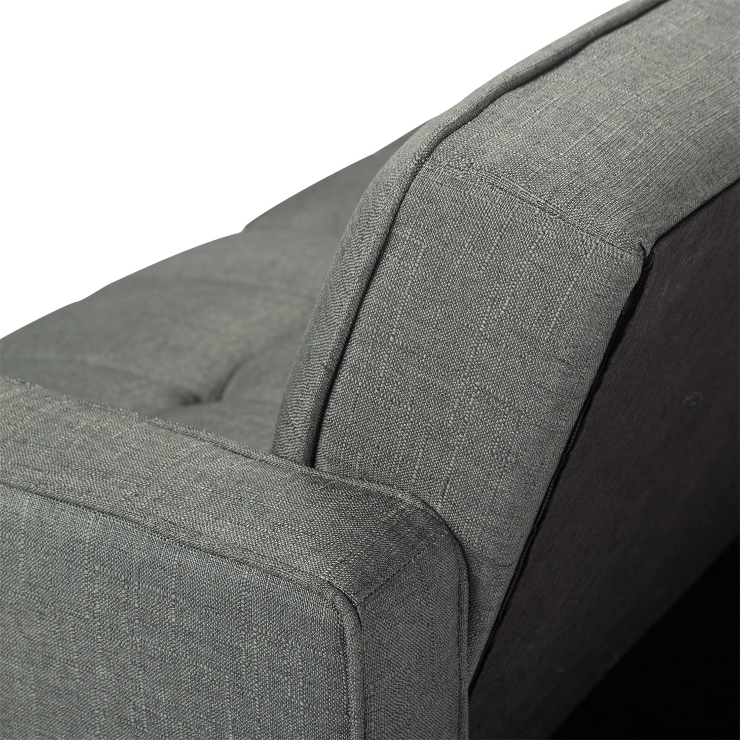 Kadyn Futon Sleeper Sofa, Modern Futon with 2 Pillows, Fabric Futon Sofa Bed for Small Apartmentsents, Dark Gray Kadyn Futon Sleeper Sofa, Modern Futon with 2 Pillows, Fabric Futon Sofa Bed for Small Apartmentsents, Dark Gray
