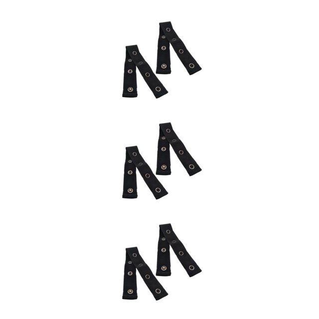 maskred 2x Rallonges de Ceinture Réglables Réutilisables Bouton-Pression de Rechange pour Pantalons Jeans Confortables Type1 3ensemble