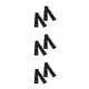 thumbnail image 2 of Billuyoard 2x extensores de cintura reutilizables botón a presión repuesto ajustable para pantalones vaqueros Type1 NO1, 2 of 6