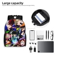 thumbnail image 4 of My Hero Academia Backpack, Anime Travel Laptop Backpack, Casual Daypack For College School, Back To School Gift For Men & Women,Unisex Computer Bag Fits 16 Inch Notebook, 4 of 8