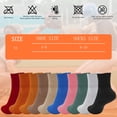 thumbnail image 3 of YOMYM 10 Pairs Socks Womens Crew Elastic Ankle Cotton Socks Aesthetic Lightweight Low Cut Gifts for Women, 3 of 9