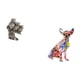 thumbnail image 5 of Figuras de búho,Figuras de búho,animales artificiales,artesanías,decoración del hogar,Figura en miniatura de búho moderno para dormitorio,Figura decorativa,Estatua de perro, 5 of 8