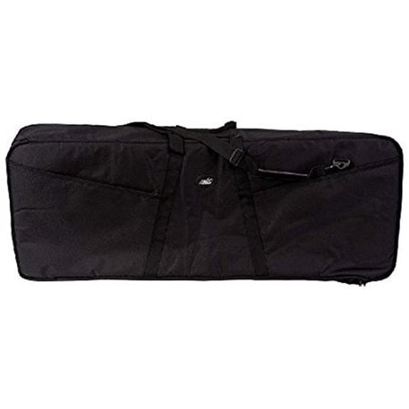 Padded Keyboard Gig Bag with Straps, Black - 44.5 x 17 x 6.5 in.