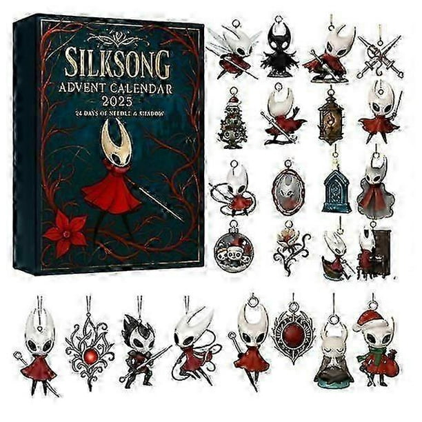 Hollow Knight Silksong Advent Holiday Blind Box Christmas Tree Decoration Acrylic Pendant