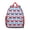 Red-16, variant on Cute Nautical Crab Student Backpack - Lightweight Water-Repellent School Bag with Colorful Tropical Sea Life and Marine Ocean Beach Cartoon Design for Daily Use