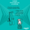 thumbnail image 4 of Equate Stainless Steel Curved-Edge Fingernail Clippers, 1 Count, 4 of 9