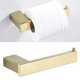 thumbnail image 3 of Accesorios de hardware de de oro cepillado Acero inoxidable con tornillos Fácil instalación Toallero Colgante de para pequeña sala estante del tejido mayimx Accesorios de baño, 3 of 9