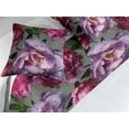 thumbnail image 2 of Flowers Bed Runner Set, Watercolor Design Pattern of Abstract Floral Peony Blossoming, Decorative Bedding Scarf & 2 Pillow Shams for Hotels Homes, King, Mauve Hot Pink and Sage Green, by Ambesonne, 2 of 3
