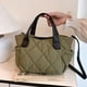 thumbnail image 4 of Bolso Mano Nailon para Mujer Acolchado Gran Capacidad Con Bolsillos Laterales Hobo Elegante, 4 of 9