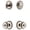 Polished Nickel, variant on Grandeur 834236 Soleil Solid Brass Single Cylinder Keyed Entry Deadbolt And Passage Knob