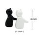 thumbnail image 2 of Botellas de Sal y Pimienta Cerámica Blanca y Negra, Trajes de Pareja de Gatos, Perfecto para Regalos, 2 of 4