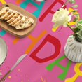 thumbnail image 5 of Verolix Birthday Party Round Tablecloth 60 Inch, Celebration Table Cover with Gift and Balloon Pattern, 5 of 5