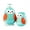 Owl, variant on Travel Tots Hardside Luggage 2pc Set with Backpack Unicorn