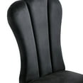 thumbnail image 5 of Furniture of America Seabliss Glam Solid Wood Indoor Dining Chairs, Black (Set of 2), 5 of 12