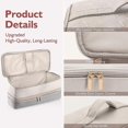 thumbnail image 5 of Travel Hairdressing Tool Storage Bag with Handle Large Capacity Hair Curler Container for Business Trip, 5 of 5