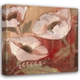 thumbnail image 1 of Pamela Luer 15x15 Gallery Wrapped Canvas Wall Art Titled - Amapola Blanc II, 1 of 4