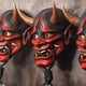 thumbnail image 3 of Maojin Toy Story Juguetes Japanese Assassin Mask Halloween Creepy Face Mask Latex Cosplay Party Props, 3 of 9