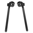 thumbnail image 4 of 1 Par 45mm Unique Bargains Motocicleta Manillar Clip con Mango Barra Universal Negro, 4 of 6