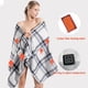thumbnail image 5 of Billuyoard Heated Blanket Electric Security Comfortable Shawl Extensive Heating Settings Wearable Use Durable Blankets Office Suministros térmicos, 5 of 6